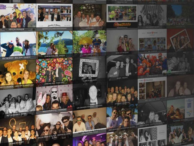 Location de photomaton avec thème personnalisé